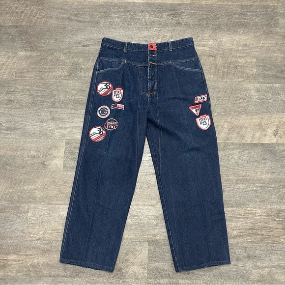 Pantalon Jean Large Bohème Girbaud - Taille 40 - Multi-poches - Occasion Excellent état